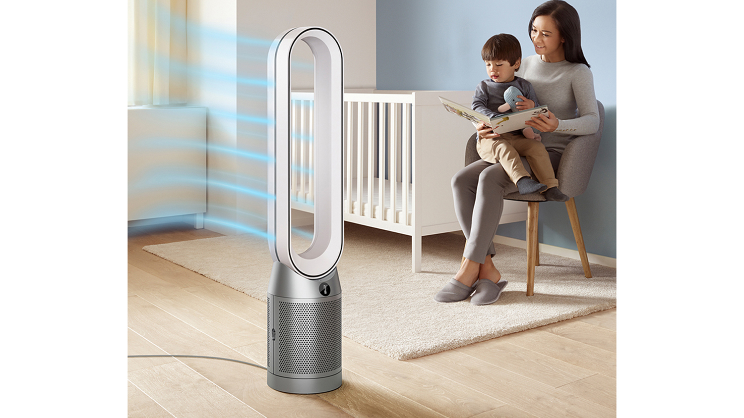 Dyson TP07 Purifier Cool Tower Purifier Fan - White/Silver