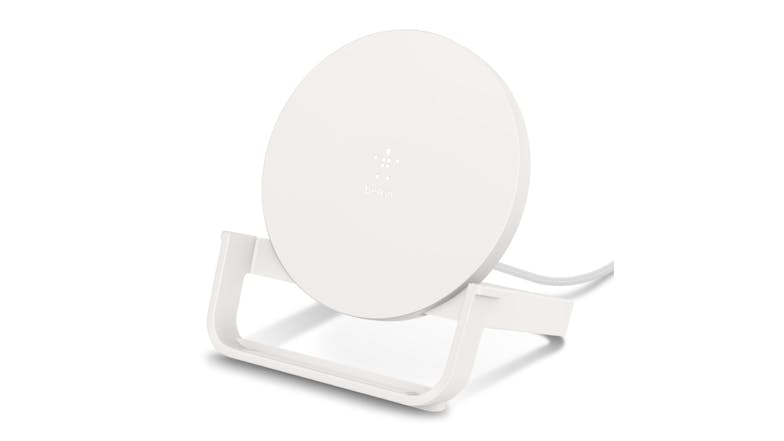 Belkin Boost Up Charge 10W Wireless Charging Stand (AC Adapter Not Included) - White