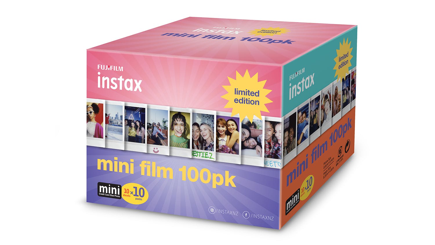 Afstoting soort Struikelen Instax Mini Film Limited Edition 100 Pack | Harvey Norman New Zealand
