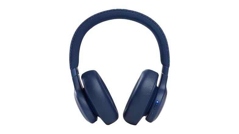 JBL Live 660 Noise-Cancelling Wireless Over-Ear Headphones - Blue