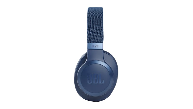 JBL Live 660 Noise-Cancelling Wireless Over-Ear Headphones - Blue