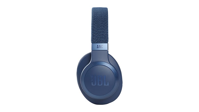 JBL Live 660 Noise-Cancelling Wireless Over-Ear Headphones - Blue