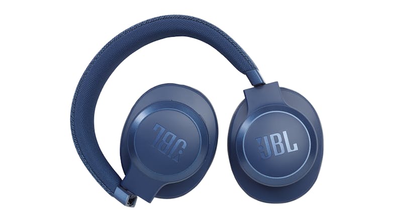 JBL Live 660 Noise-Cancelling Wireless Over-Ear Headphones - Blue