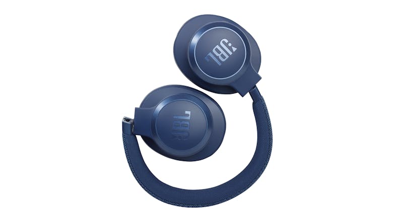 JBL Live 660 Noise-Cancelling Wireless Over-Ear Headphones - Blue