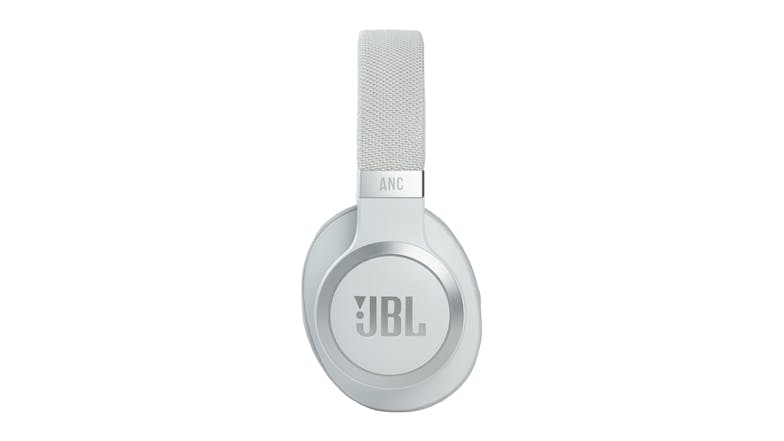 JBL Live 660 Noise-Cancelling Wireless Over-Ear Headphones - White