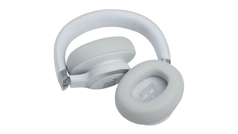 JBL Live 660 Noise-Cancelling Wireless Over-Ear Headphones - White