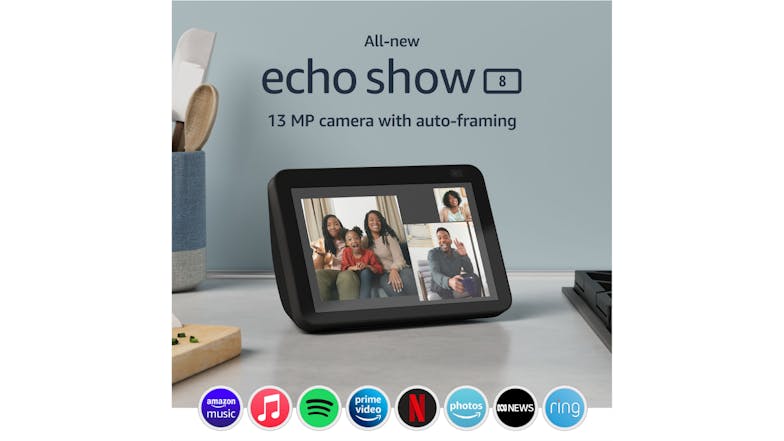 Amazon Echo Show 8 (2nd Gen) - Charcoal