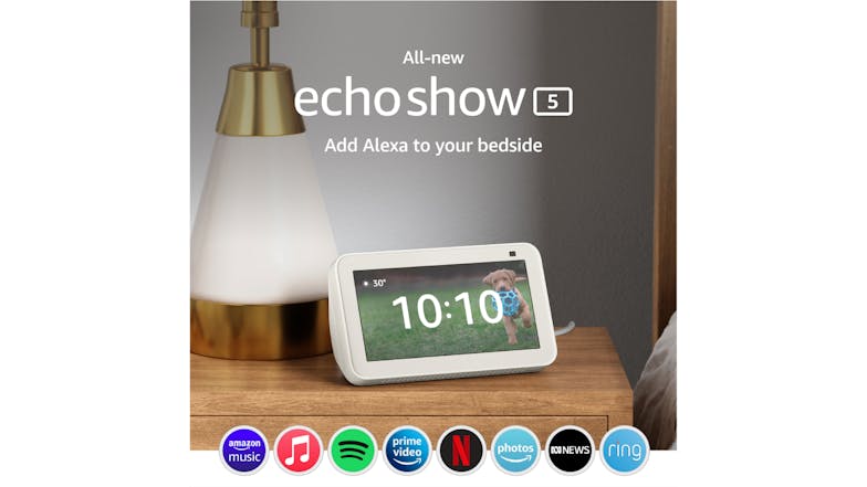 Amazon Echo Show 5 (2nd Gen) - Glacier White