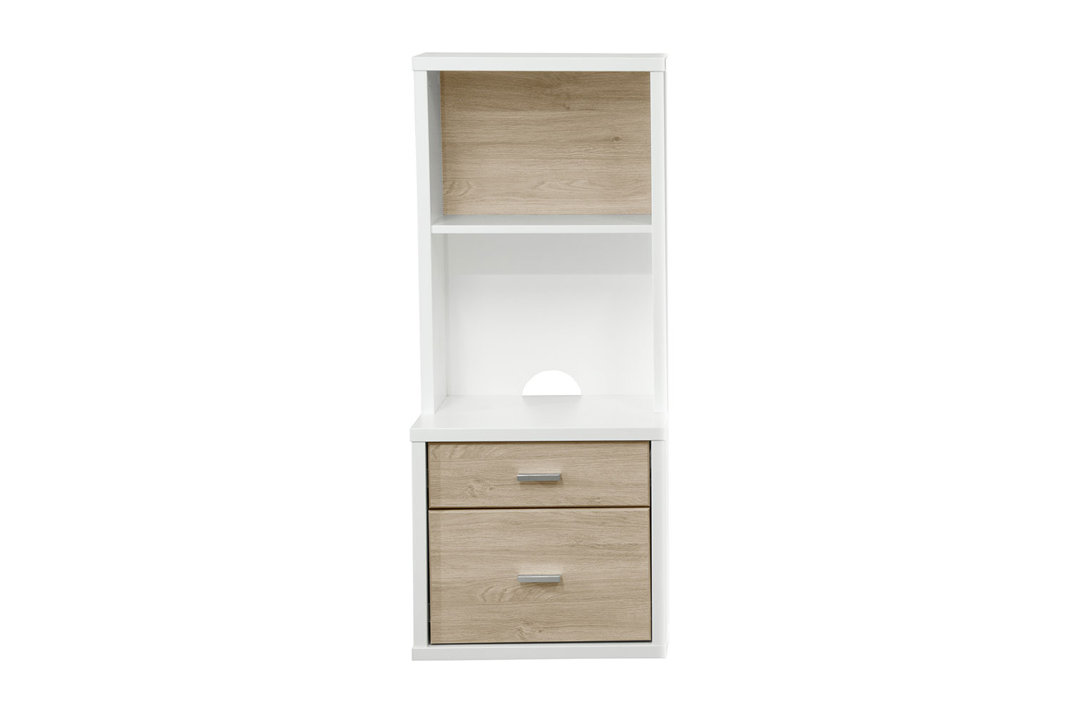 Hero 2 Drawer Bedside Hutch - Oak