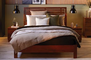 Riverwood Slatted Duvet Foot Queen Tall Bed Frame by Sorenmobler