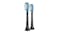 Philips Sonicare C3 Premium Plaque Defence Brush Head 2 Pack - Black