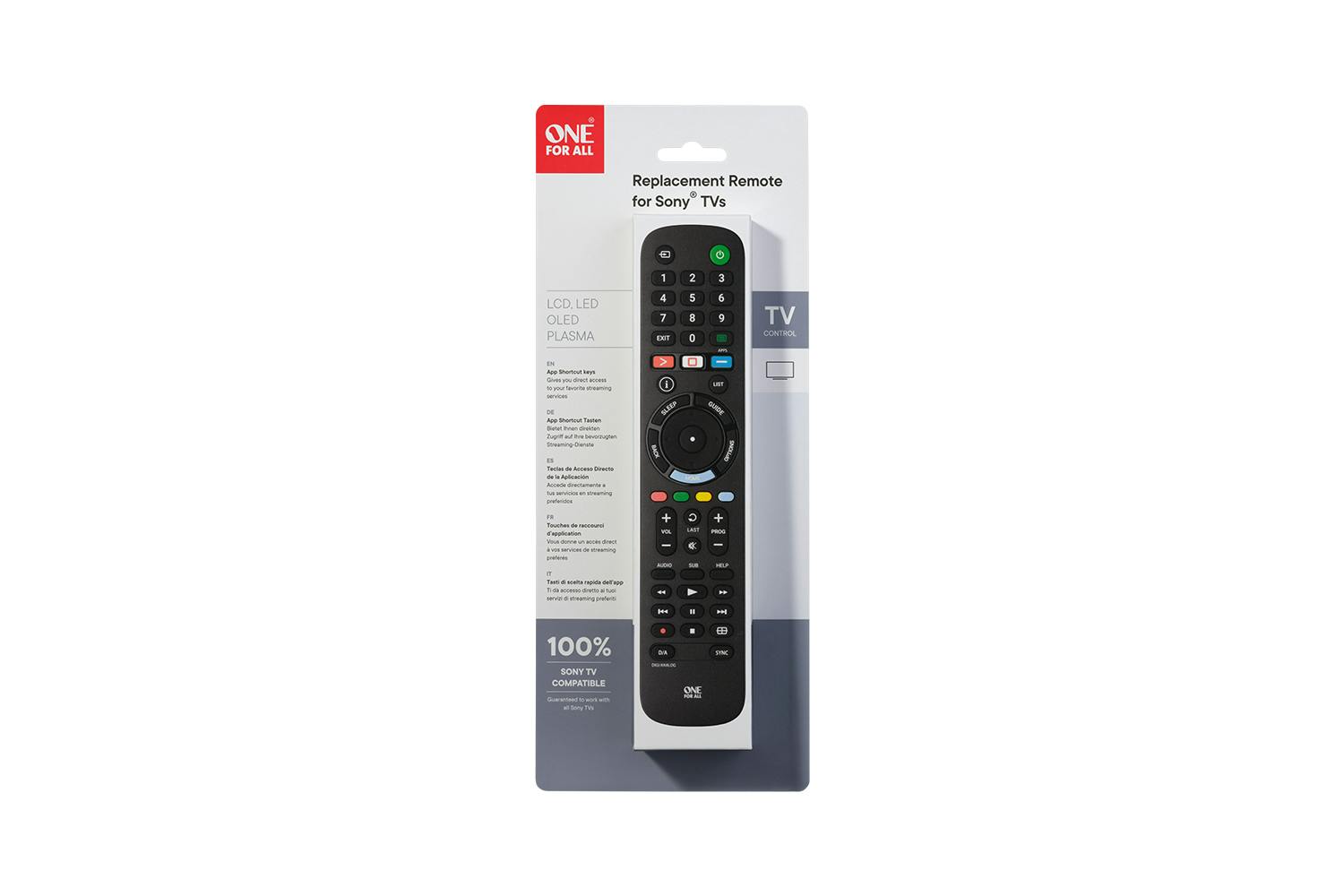 One For All Sony Replacement Remote