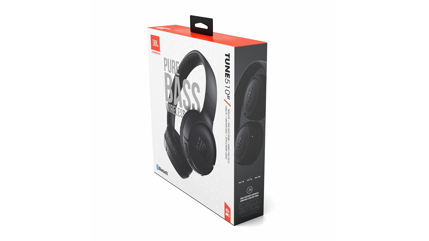 JBL TUNE 510BT Wireless OnEar Headphones Black Harvey Norman New