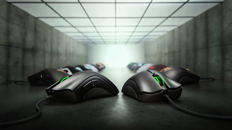 Razer DeathAdder Essential Ergonomic Wired Gaming Mouse - Black