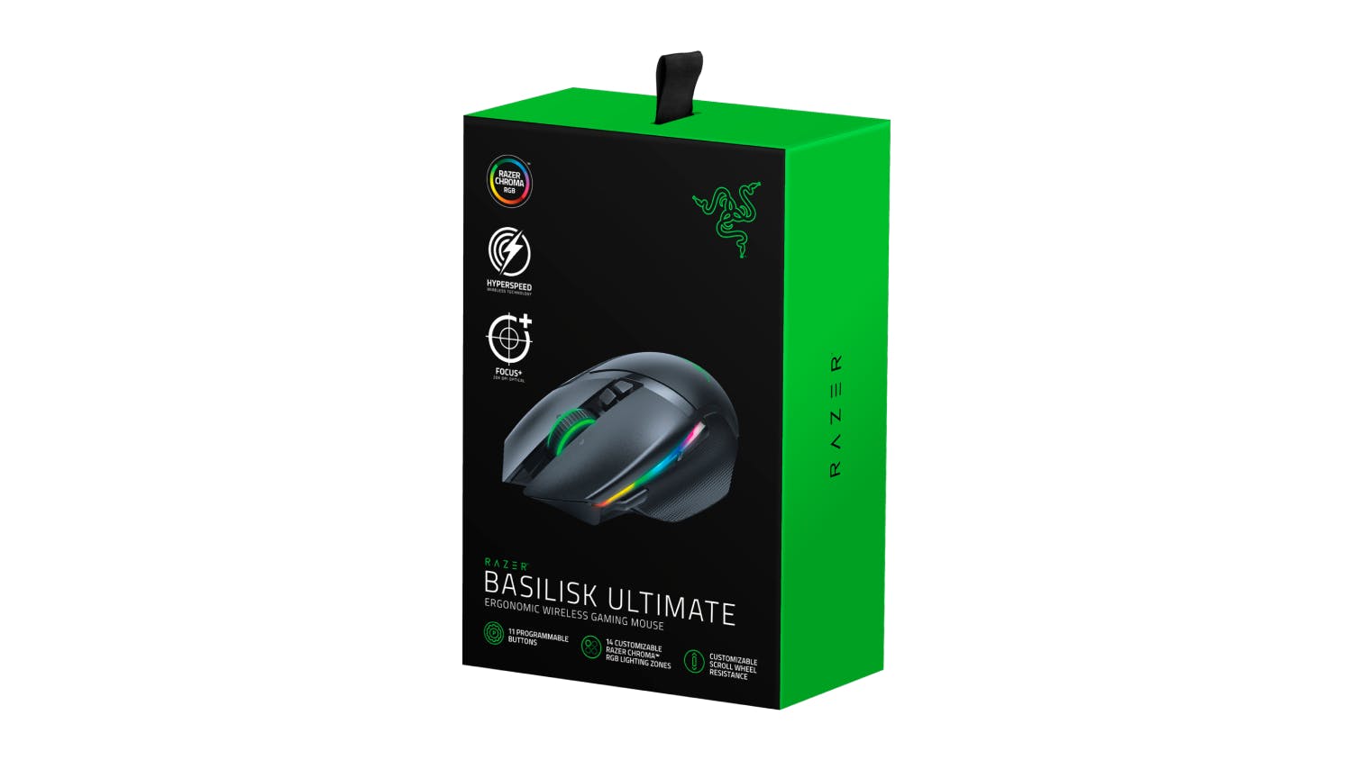 Razer Basilisk Ultimate Ergonomic Wireless Gaming Mouse - Black