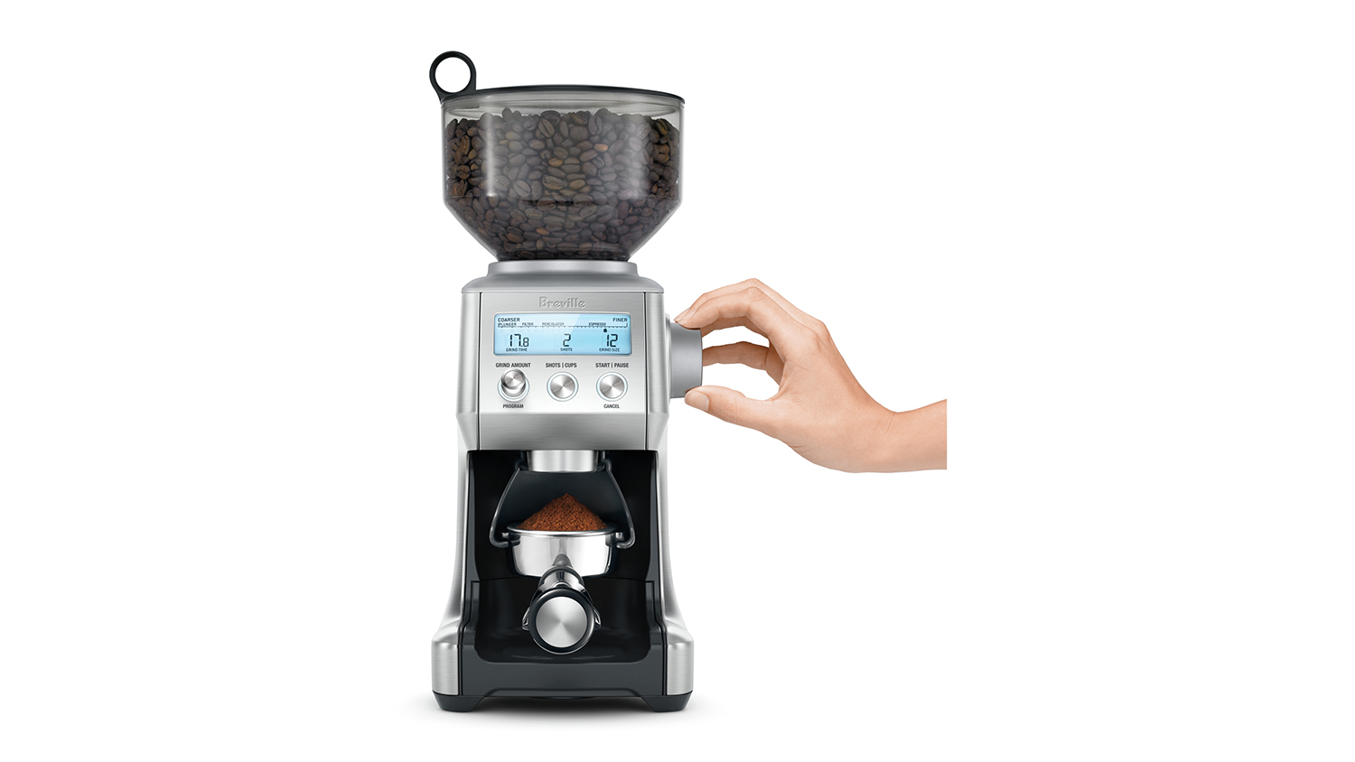 Breville The Smart Grinder Pro - Brushed Stainless Steel (BCG820BSS)