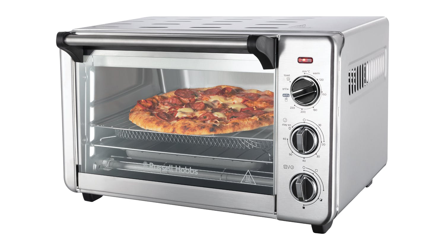 Russell Hobbs 20L Air Fry Crisp 'N Bake Toaster Oven Stainless