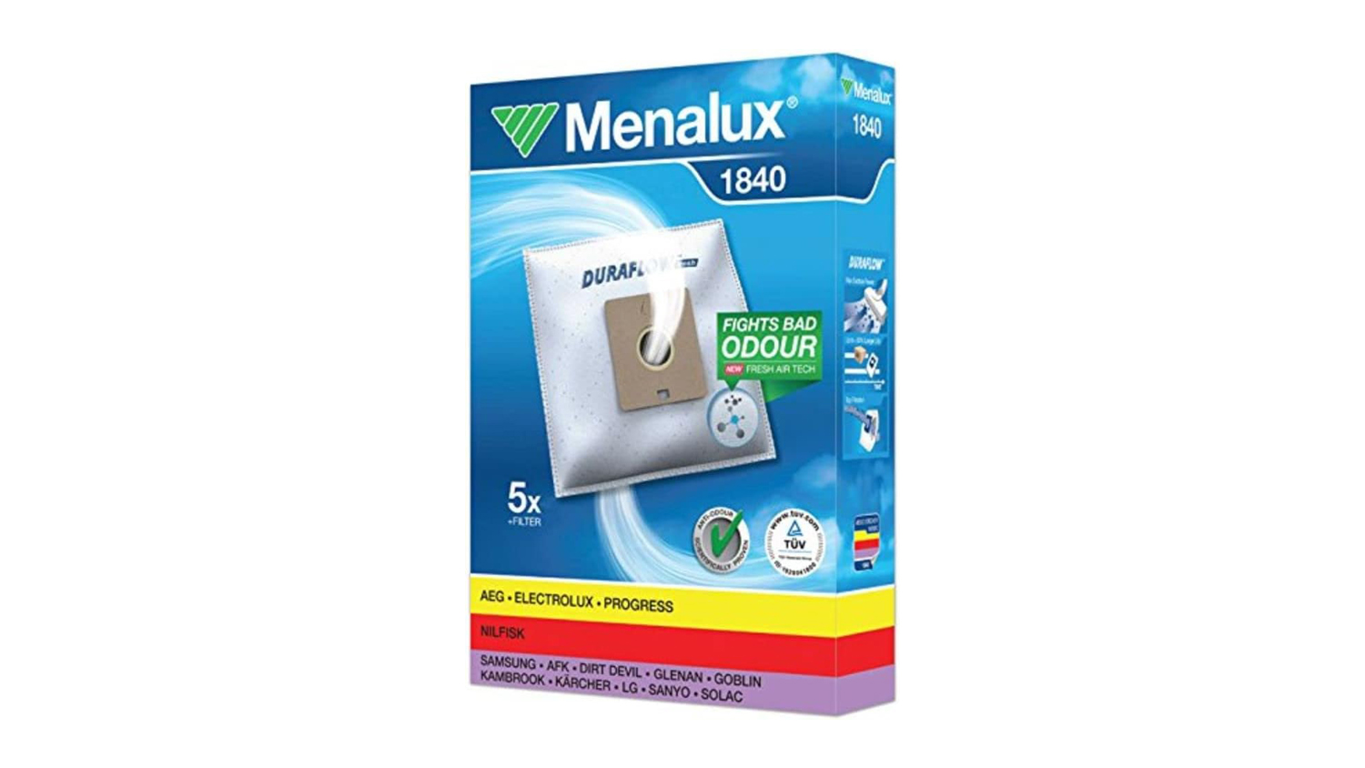 Menalux Duraflow 1840 Replacement Vacuum Bags