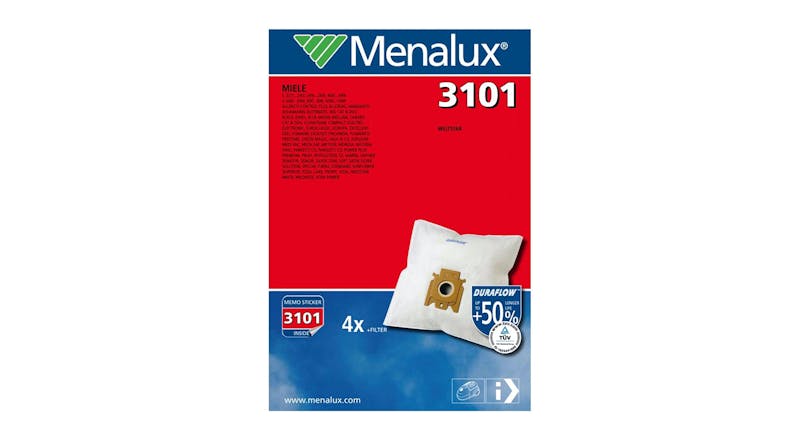 Menalux Duraflow 3101 Replacement Vacuum Bags