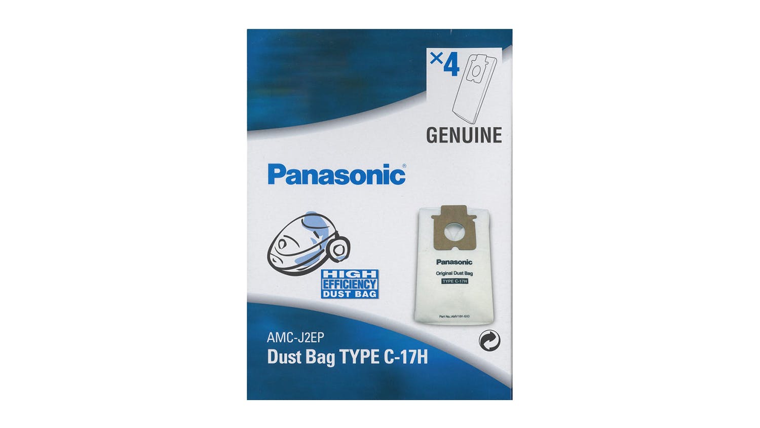 Panasonic Vacuum Bags - 4 Pack