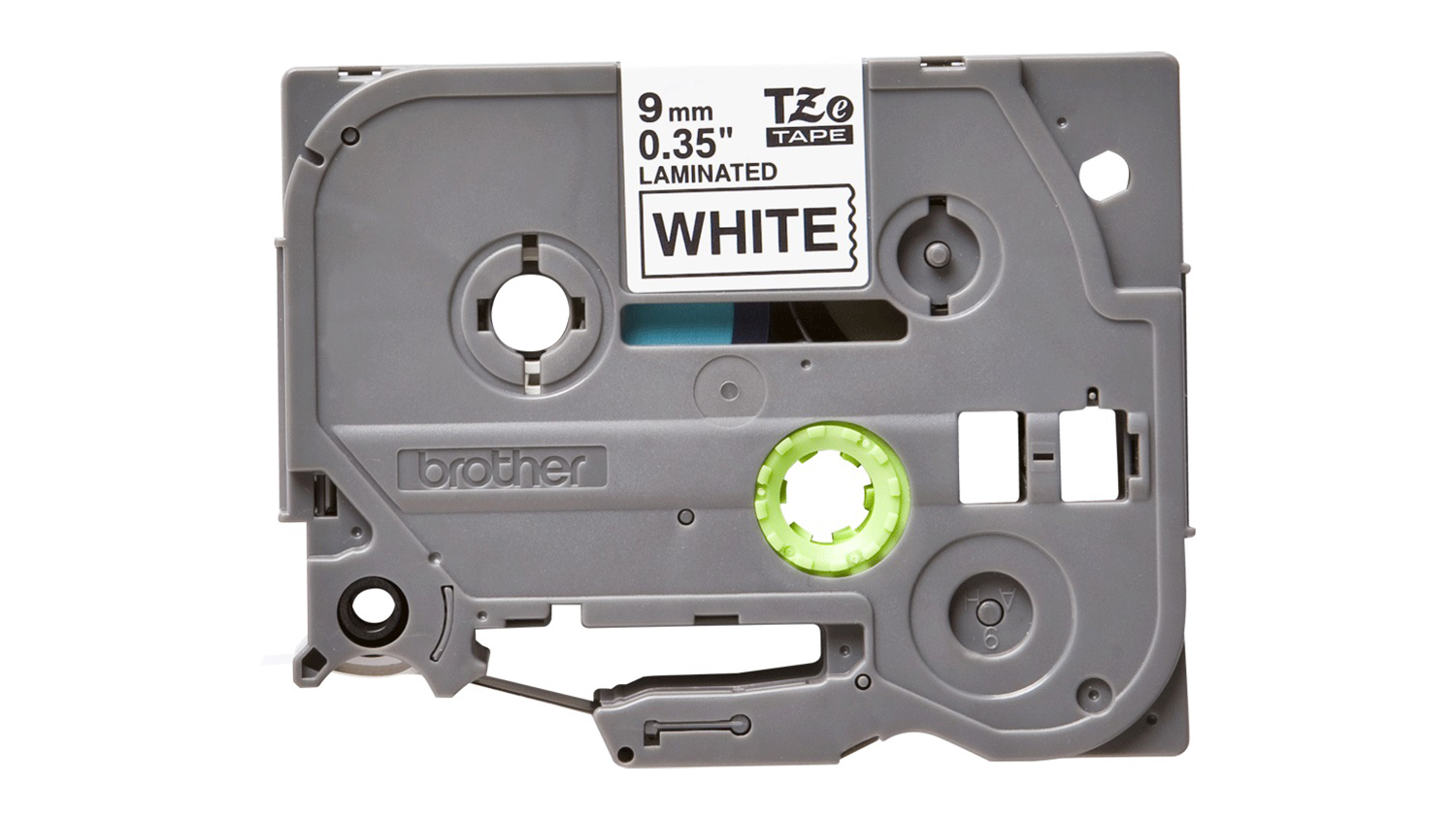 Brother TZE221 Black on White Labelling Tape - 9mm x 8m