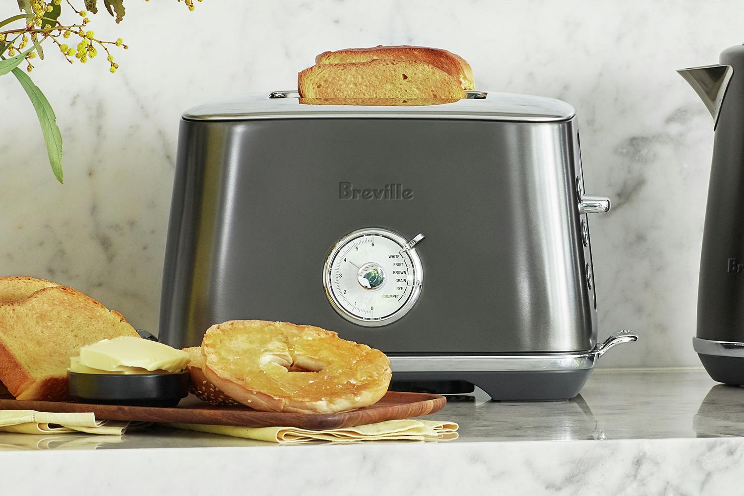 Breville the Toast Select Luxe 2 Slice Toaster - Black Stainless