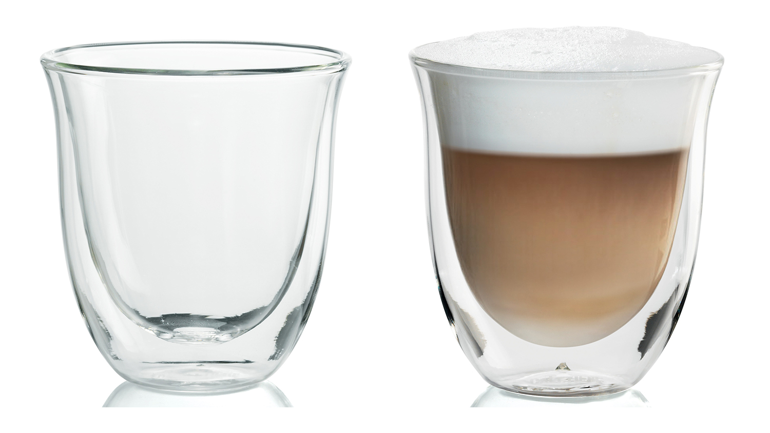 DeLonghi Cappuccino Glasses - Set of 2 
