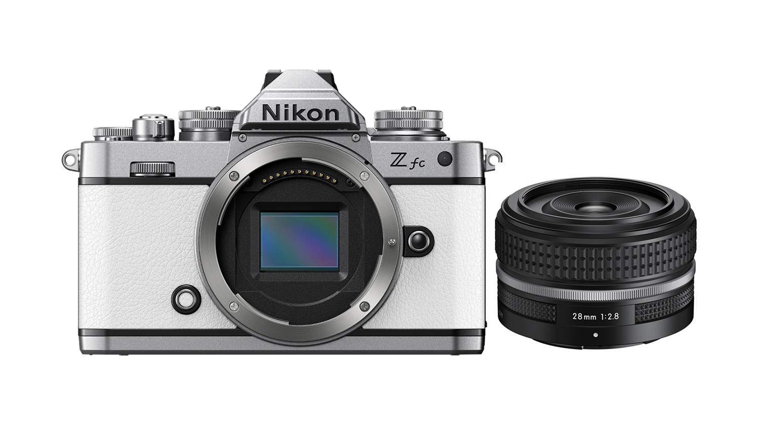 Nikon Z fc Mirrorless Camera (White) with Nikkor Z 28mm f/2.8 SE Wide Prime  Lens