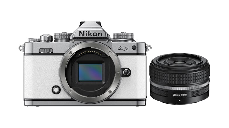 Nikon Z fc Mirrorless Camera (White) with Nikkor Z 28mm f/2.8 SE Wide Prime Lens