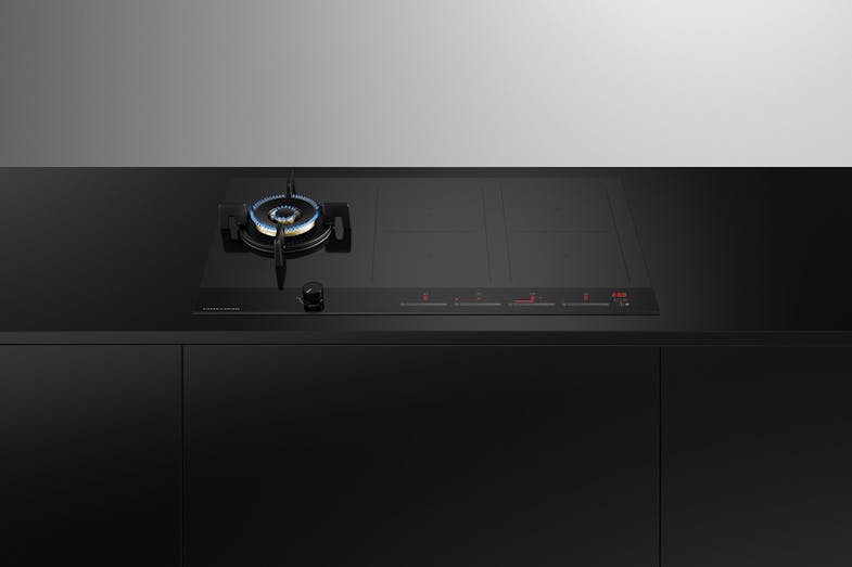 Fisher & Paykel 90cm Gas + Induction Cooktop