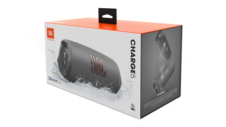 JBL Charge 5 Portable Bluetooth Speaker - Grey