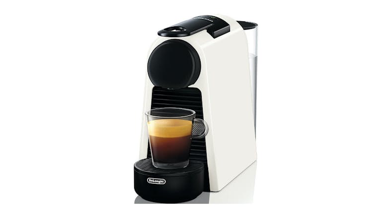 Nespresso DeLonghi "Essenza Mini Solo" Espresso Machine - Pure White