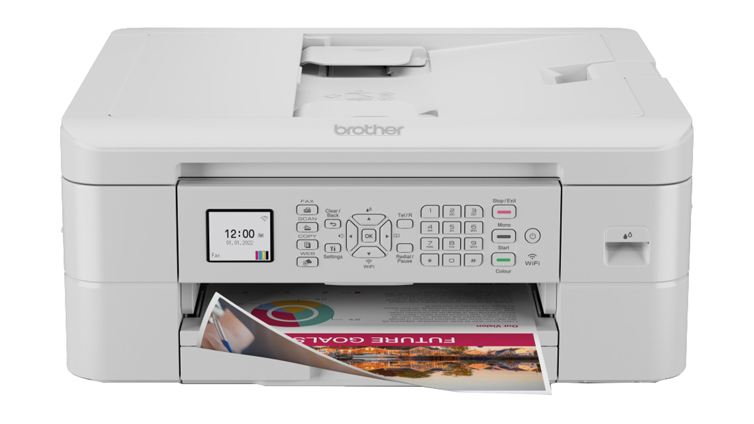 Brother MFCJ1010DW A4 AllinOne Inkjet Printer Harvey Norman New