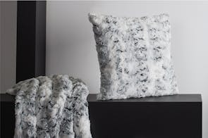 Nordic Faux Fur Throw by Top Drawer