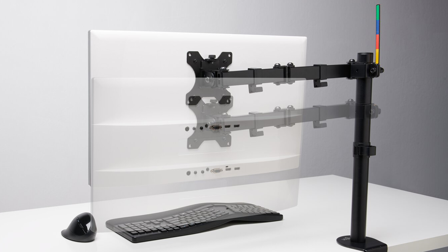 Kensington Smartfit Ergo Single Extended Monitor Arm Harvey Norman