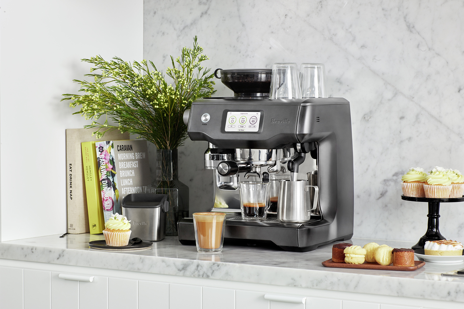 Breville the Oracle Touch Espresso Machine Black Stainless Harvey