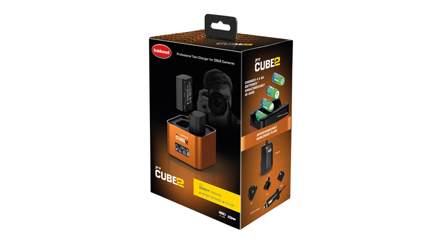 Hahnel ProCUBE2 Charger for Sony Camera Batteries Harvey Norman New