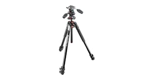 Manfrotto 190 Aluminium 3-Section Tripod with 3-Way Head
