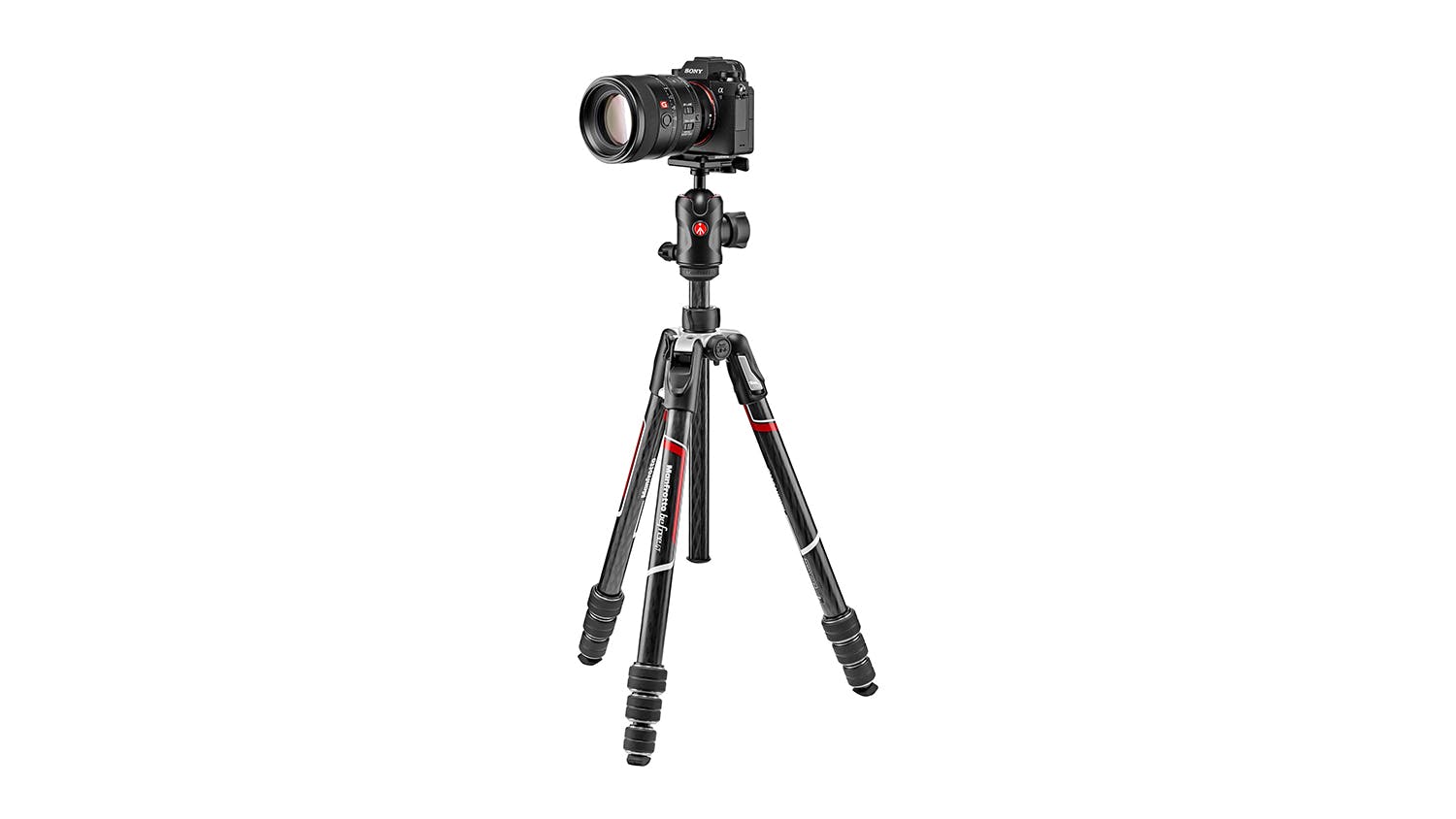 Manfrotto GT Aluminum Travel Tripod with Twist Lock and Ball Head