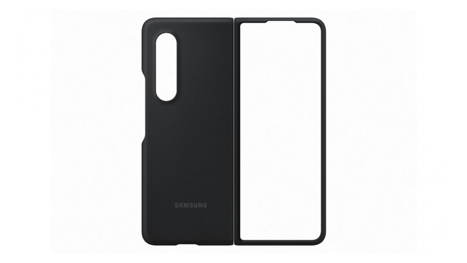 Samsung Silicone Cover for Samsung Z Fold3 - Black