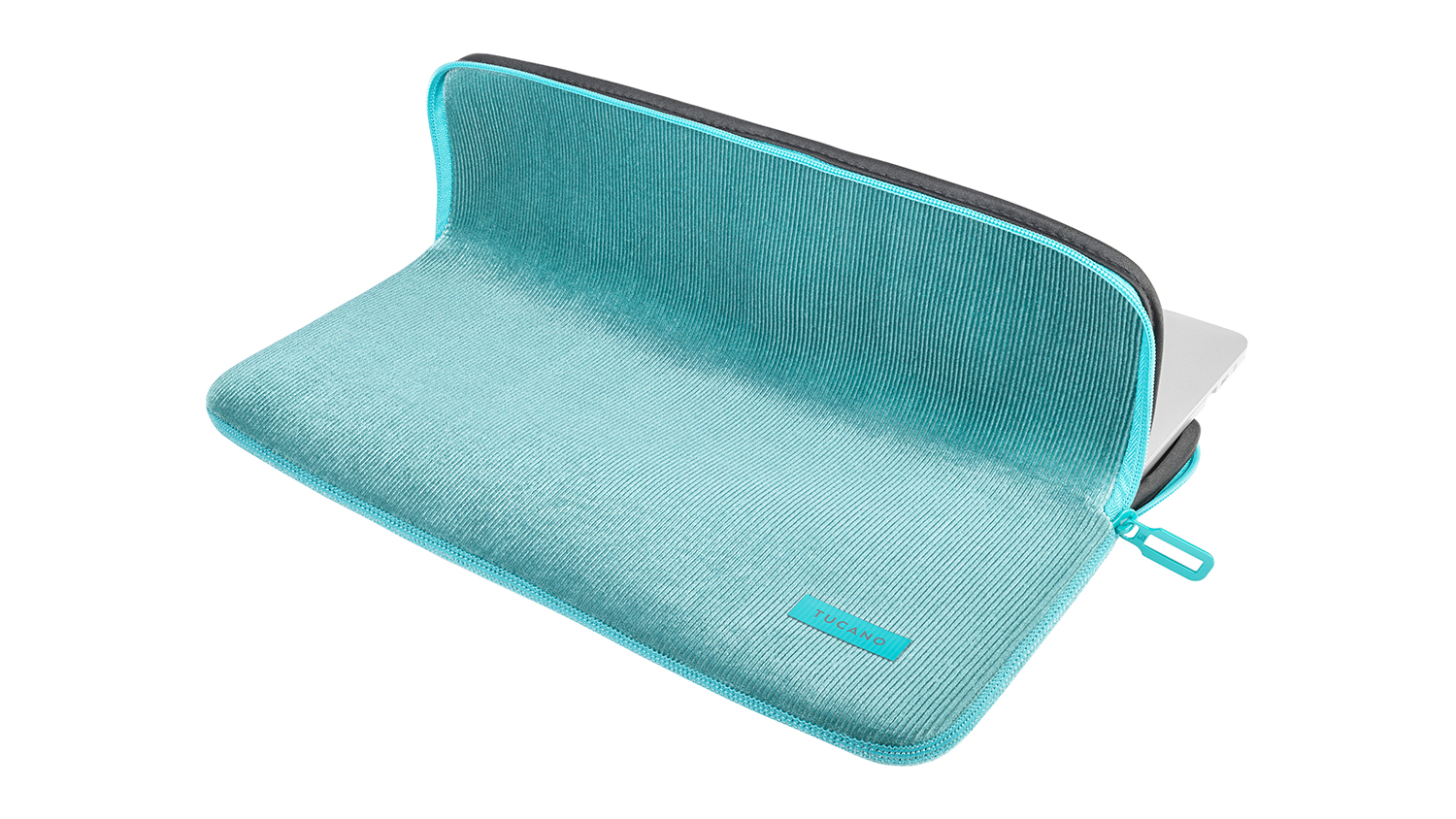 Tucano Velluto 12-13" Laptop Sleeve - Teal Blue
