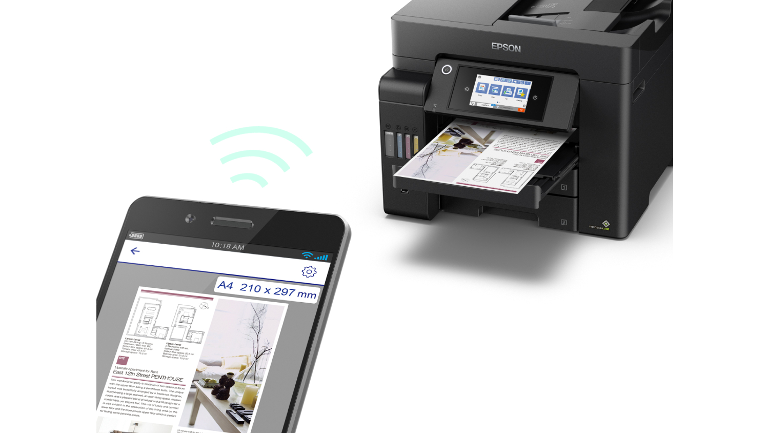 Epson EcoTank ET5800 A4 AllinOne Ink Tank Printer Harvey Norman