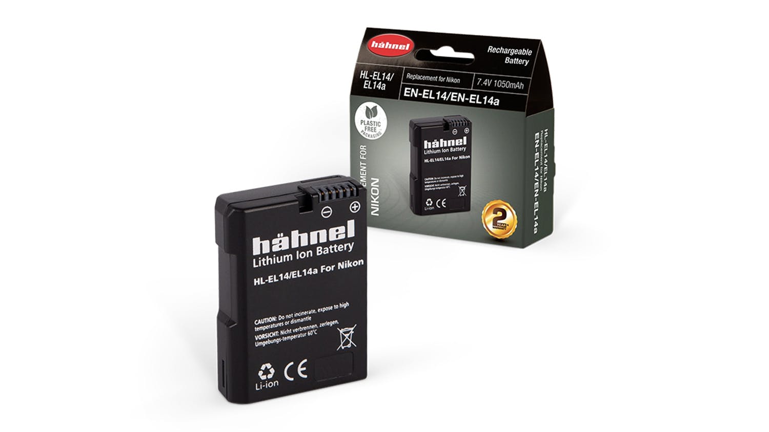 Hahnel HL-EL14 Replacement Battery for Nikon EN-EL14