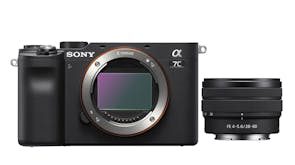 Sony Alpha 7C Full Frame Mirrorless Camera with 28-60mm f/4-5.6 Lens - Black