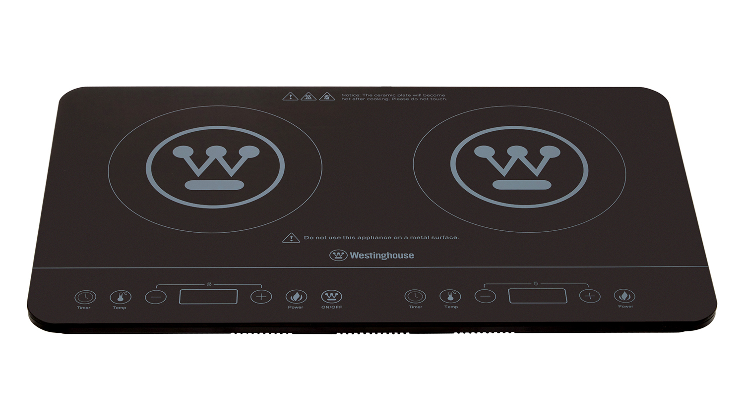 Westinghouse Twin Induction Portable Cooktop Harvey Norman New