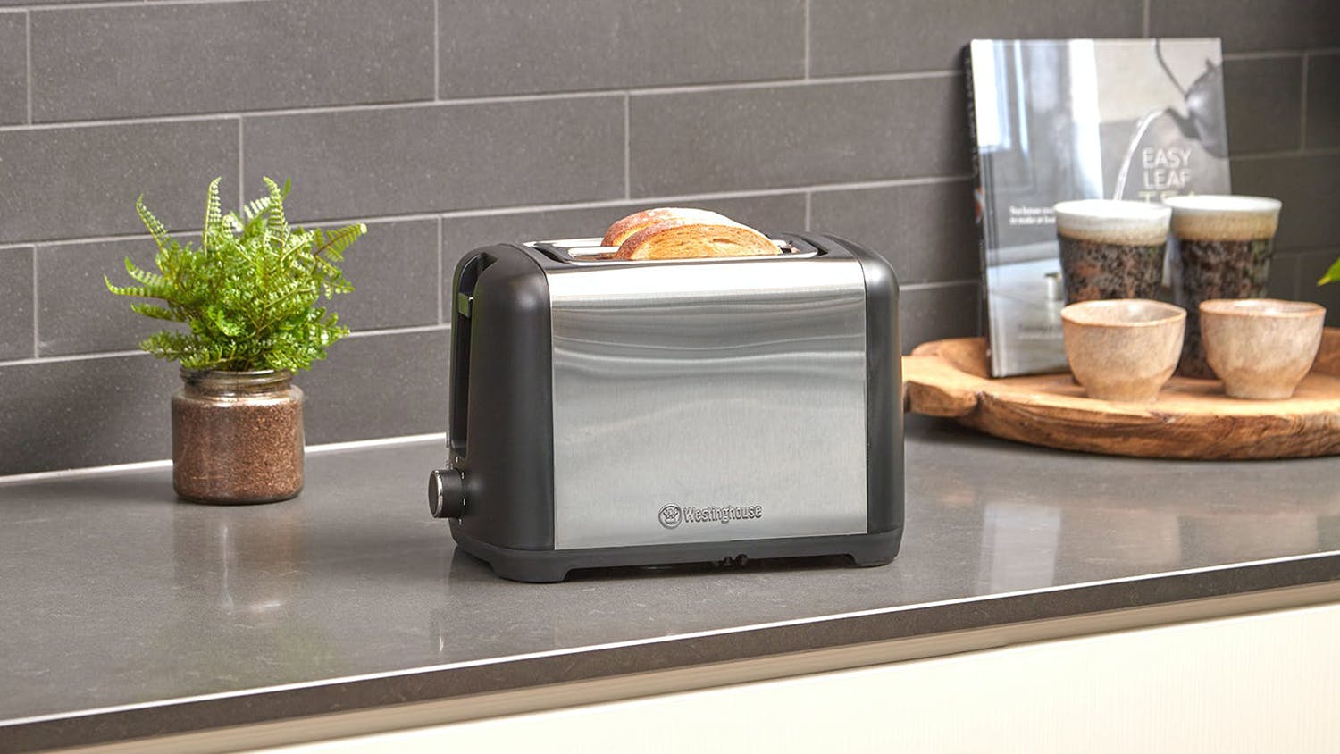 Westinghouse 2 Slice Toaster - Stainless Steel