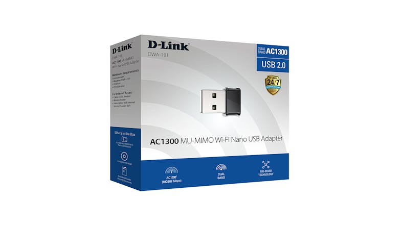 D-Link DWA-181 AC1300 Nano USB Adapter