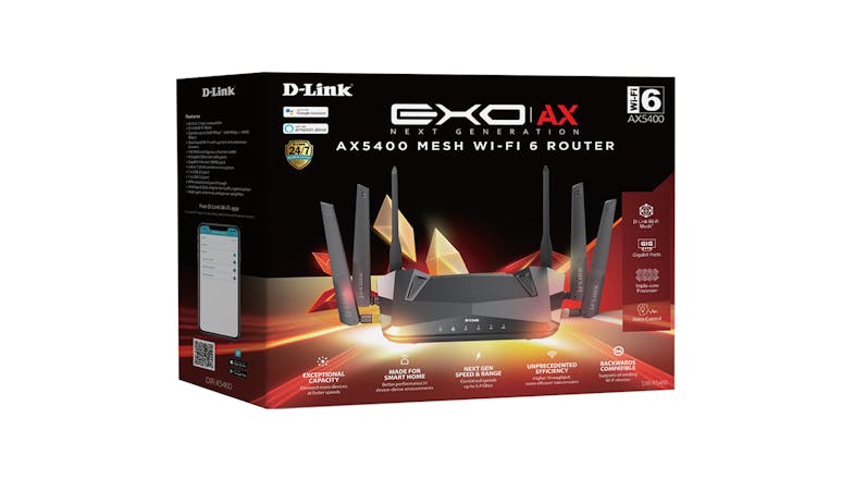 D-Link DIR-X5460 EXO AX5400 Wi-Fi 6 Router