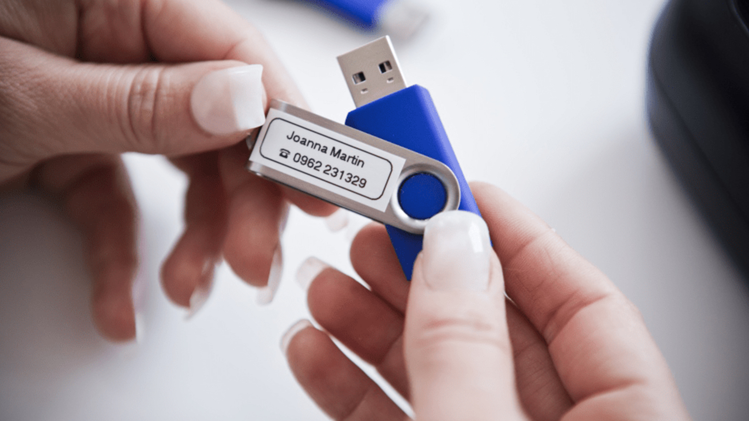 Brother PTH110BK Portable Label Maker - Black