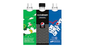 SodaStream 1L Fuse Bottle Pepsi Edition - 3 Pack